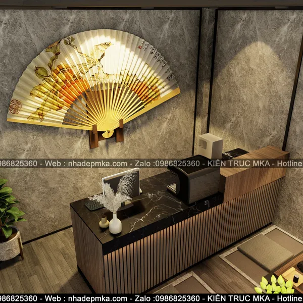 Thiết kế nội thất nhà hàng chay chị Quyên - Quận 7