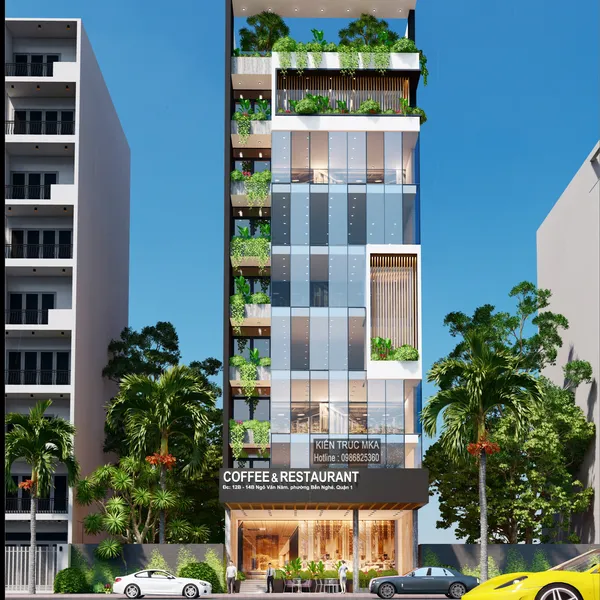 Thiết kế nhà hàng quận 1 TPHCM 