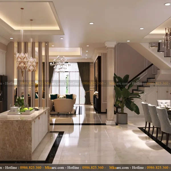 NỘI THẤT BIỆT THỰ  A LONG-Q9