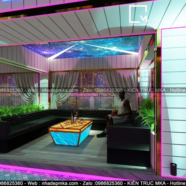 Thiết  kế  thi công club chợ Bến Thành quận 1