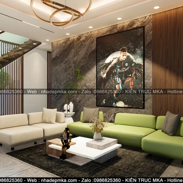 Thiết kế nội thất biệt thự anh Quảng - Nhơn Trạch