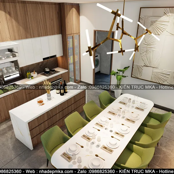 Thiết kế nội thất biệt thự anh Quảng - Nhơn Trạch