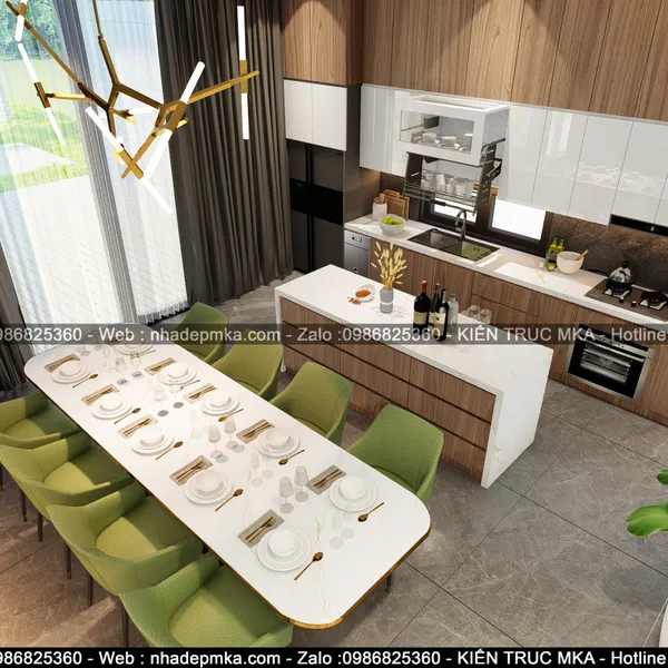 Thiết kế nội thất biệt thự anh Quảng - Nhơn Trạch