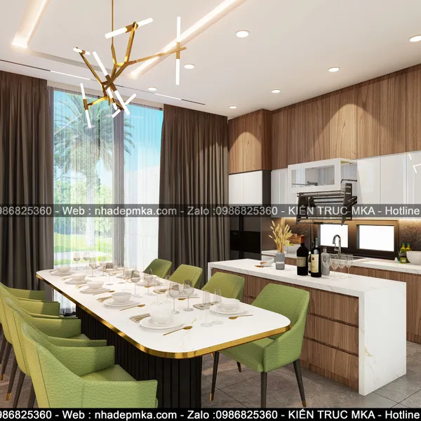 Thiết kế nội thất biệt thự anh Quảng - Nhơn Trạch