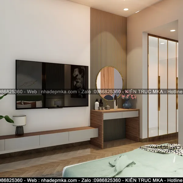 Thiết kế nội thất biệt thự anh Quảng - Nhơn Trạch