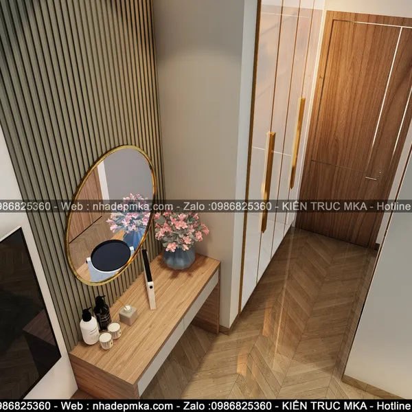 Thiết kế nội thất biệt thự anh Quảng - Nhơn Trạch