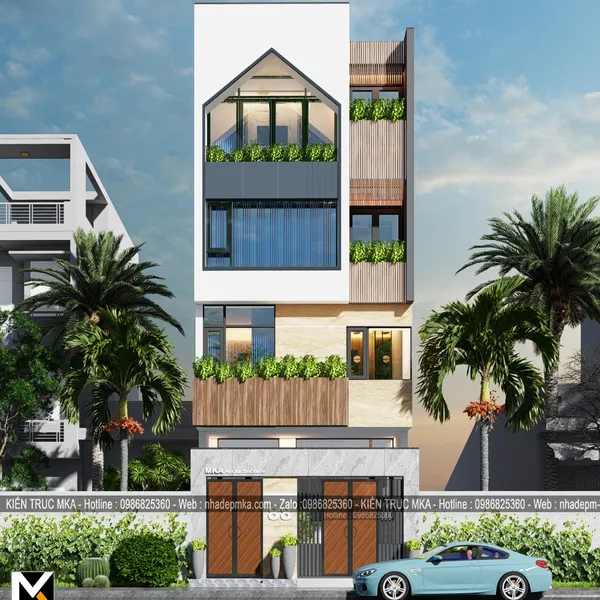 Thiết kế nhà phố hiện đại A NAM  Gò Vấp