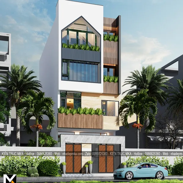 Thiết kế nhà phố hiện đại A NAM  Gò Vấp