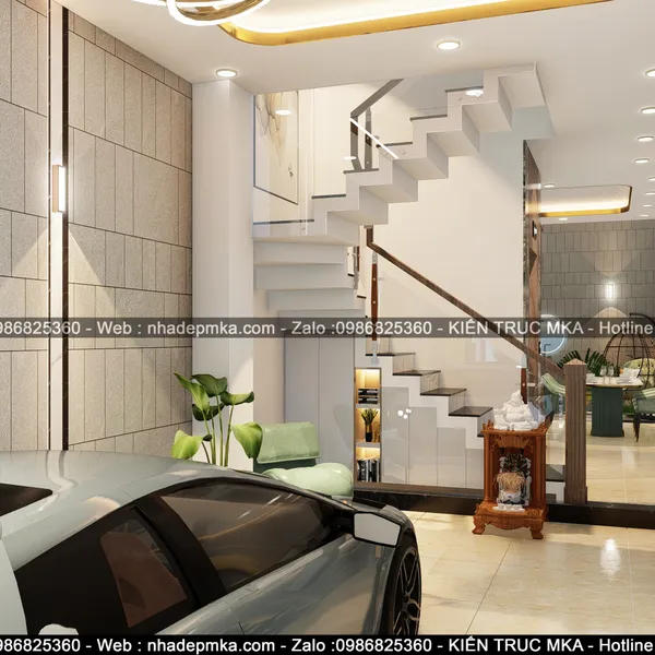 Thiết kế thi công trọn gói nội thất nhà phố anh Thìn - Quận 9