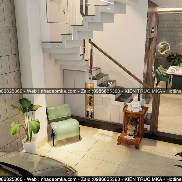 Thiết kế thi công trọn gói nội thất nhà phố anh Thìn - Quận 9