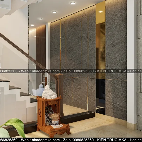 Thiết kế thi công trọn gói nội thất nhà phố anh Thìn - Quận 9