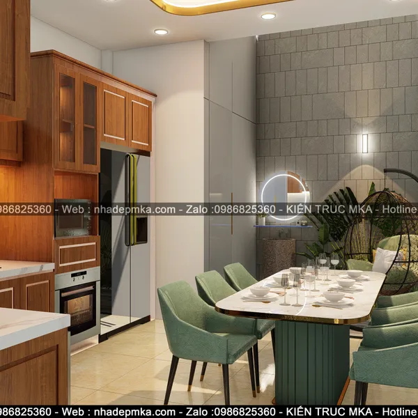 Thiết kế thi công trọn gói nội thất nhà phố anh Thìn - Quận 9