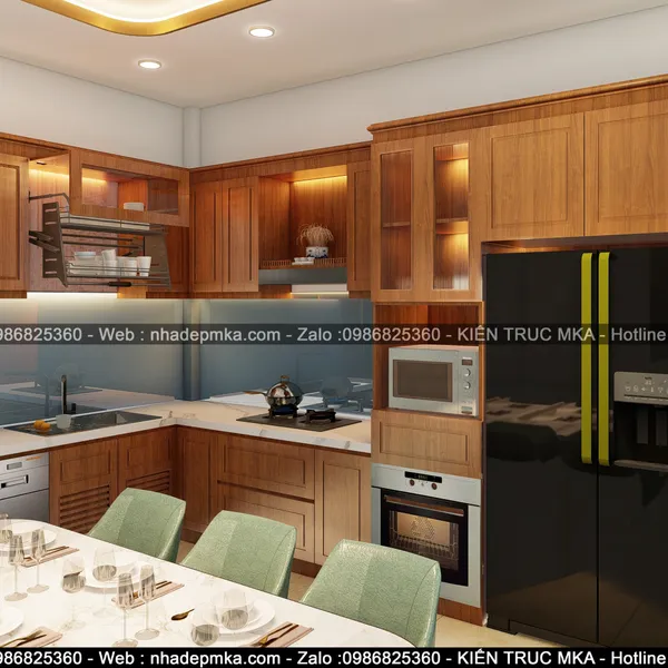 Thiết kế thi công trọn gói nội thất nhà phố anh Thìn - Quận 9