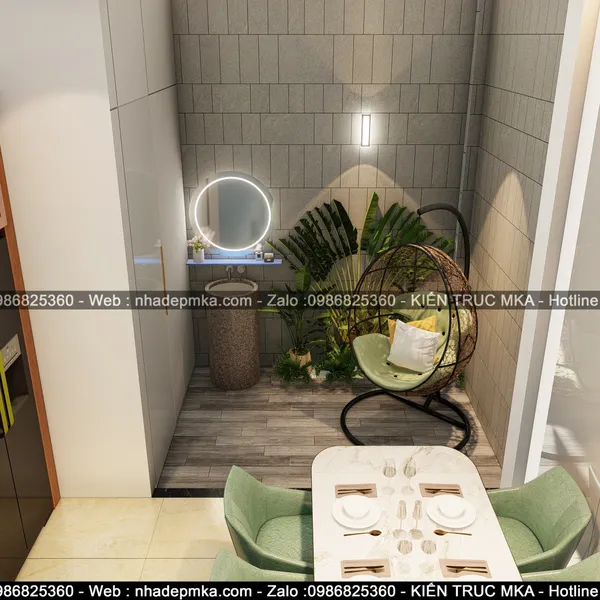 Thiết kế thi công trọn gói nội thất nhà phố anh Thìn - Quận 9