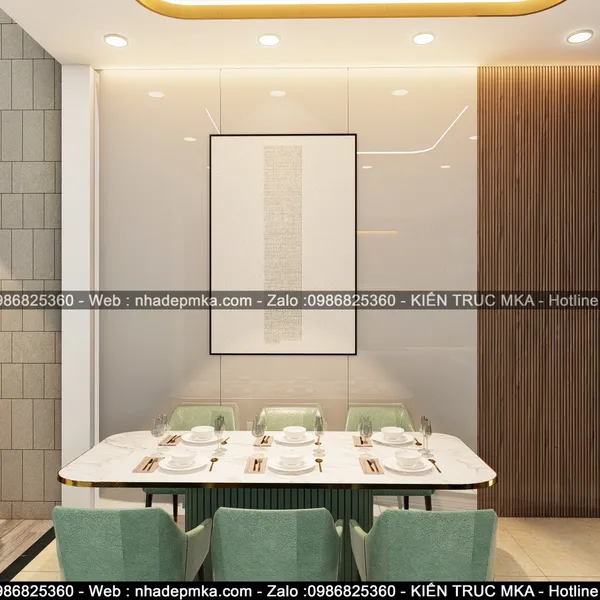 Thiết kế thi công trọn gói nội thất nhà phố anh Thìn - Quận 9