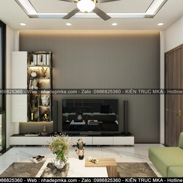 Thiết kế thi công trọn gói nội thất nhà phố anh Thìn - Quận 9