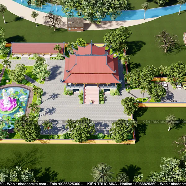 Thiết kế Chùa Cảnh Long - Quãng Ngãi