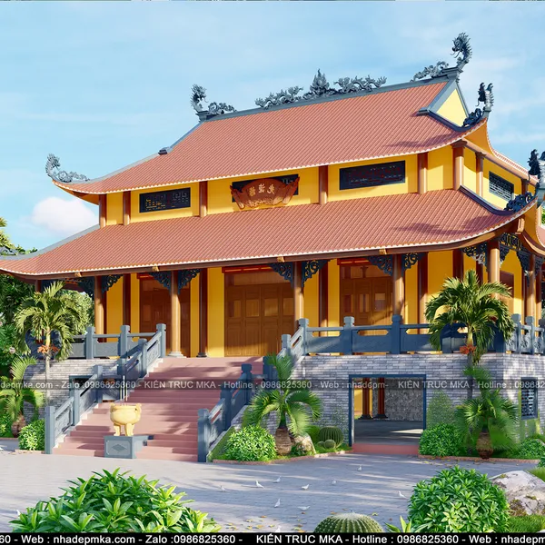 Thiết kế Chùa Cảnh Long - Quãng Ngãi