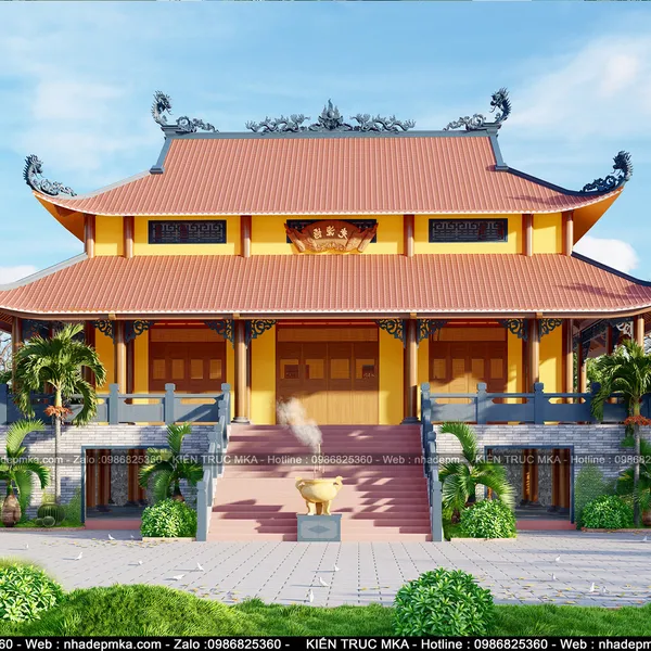 Thiết kế Chùa Cảnh Long - Quãng Ngãi