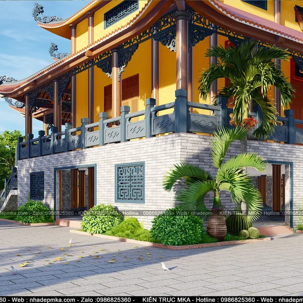 Thiết kế Chùa Cảnh Long - Quãng Ngãi