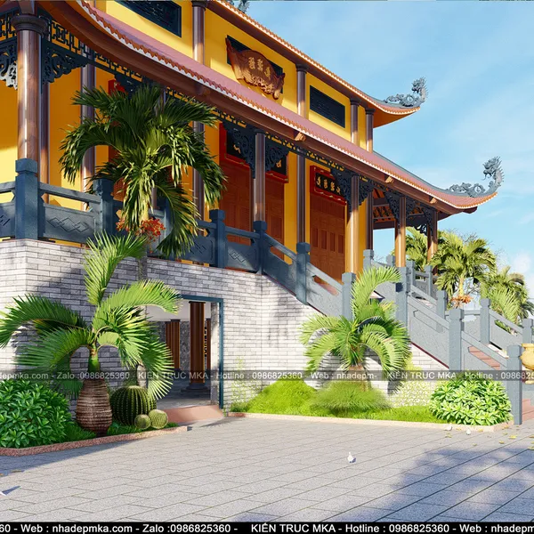 Thiết kế Chùa Cảnh Long - Quãng Ngãi