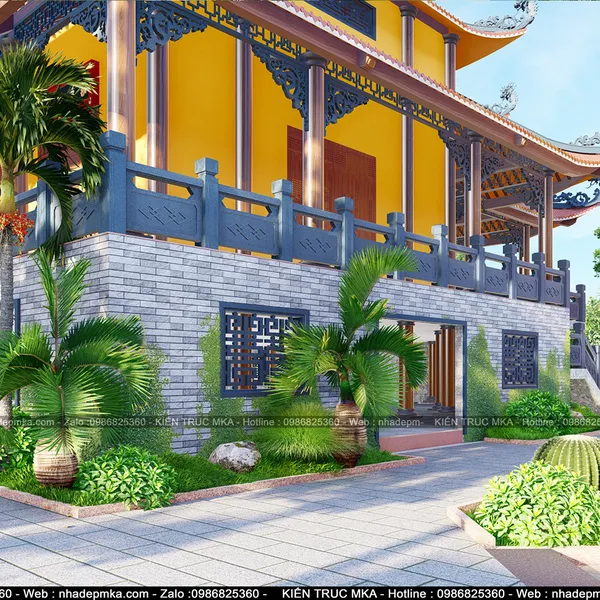 Thiết kế Chùa Cảnh Long - Quãng Ngãi