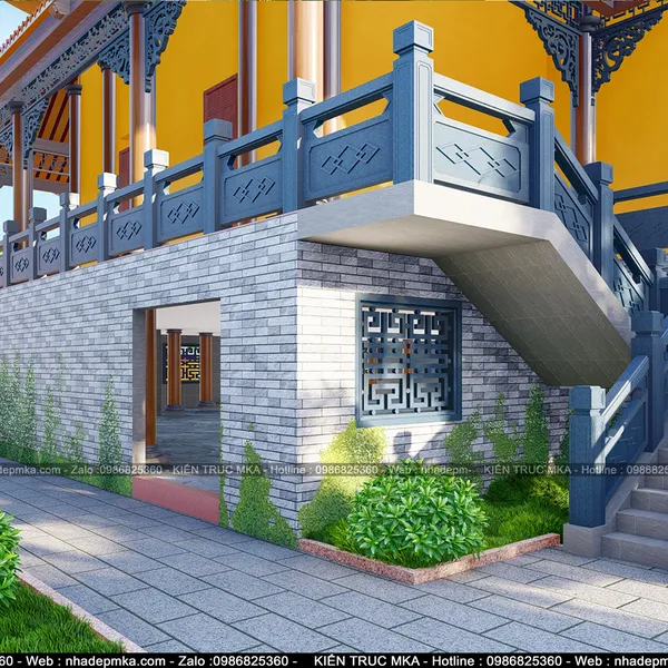 Thiết kế Chùa Cảnh Long - Quãng Ngãi