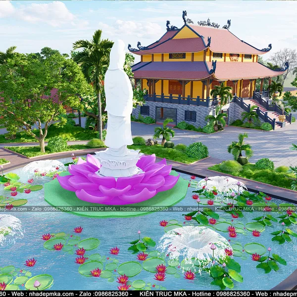 Thiết kế Chùa Cảnh Long - Quãng Ngãi