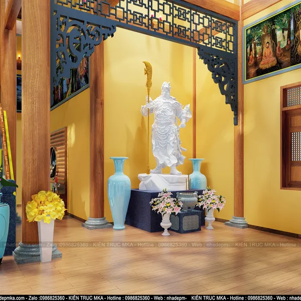 Thiết kế nội thất Chùa Cảnh Long- Quảng Ngãi