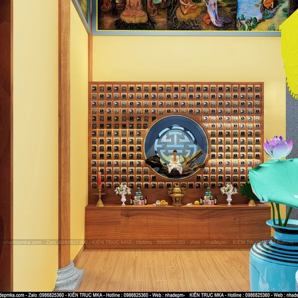 Thiết kế nội thất Chùa Cảnh Long- Quảng Ngãi