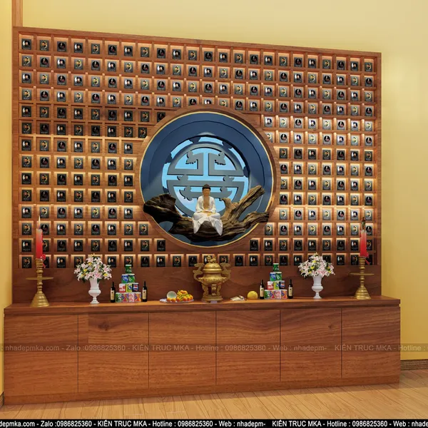 Thiết kế nội thất Chùa Cảnh Long- Quảng Ngãi