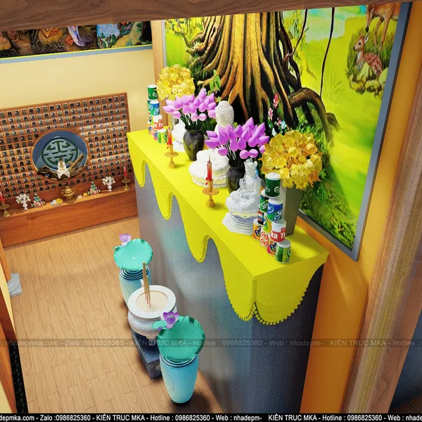 Thiết kế nội thất Chùa Cảnh Long- Quảng Ngãi