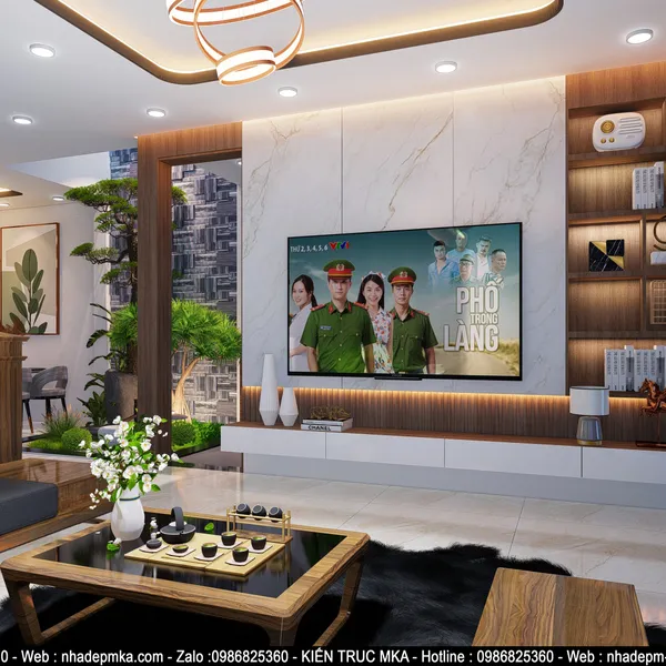 Thiết kế thi công nội thất hiện đại cô Hiên - Biên Hòa - Đồng Nai