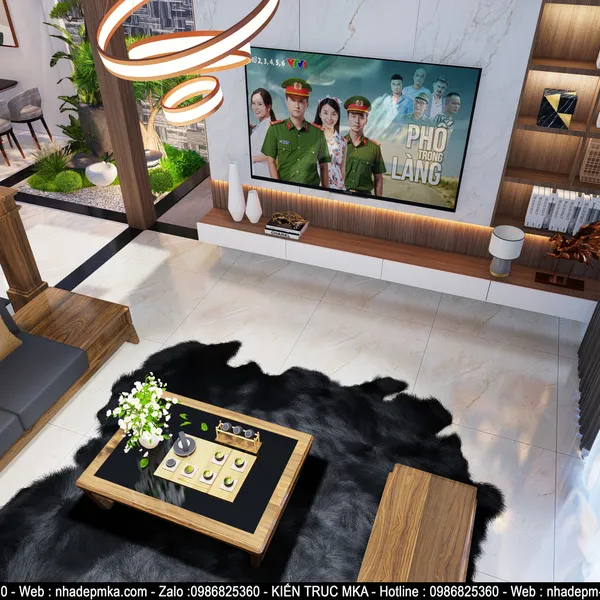 Thiết kế thi công nội thất hiện đại cô Hiên - Biên Hòa - Đồng Nai