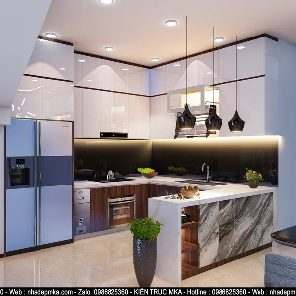 Thiết kế thi công nội thất hiện đại cô Hiên - Biên Hòa - Đồng Nai