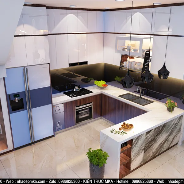 Thiết kế thi công nội thất hiện đại cô Hiên - Biên Hòa - Đồng Nai