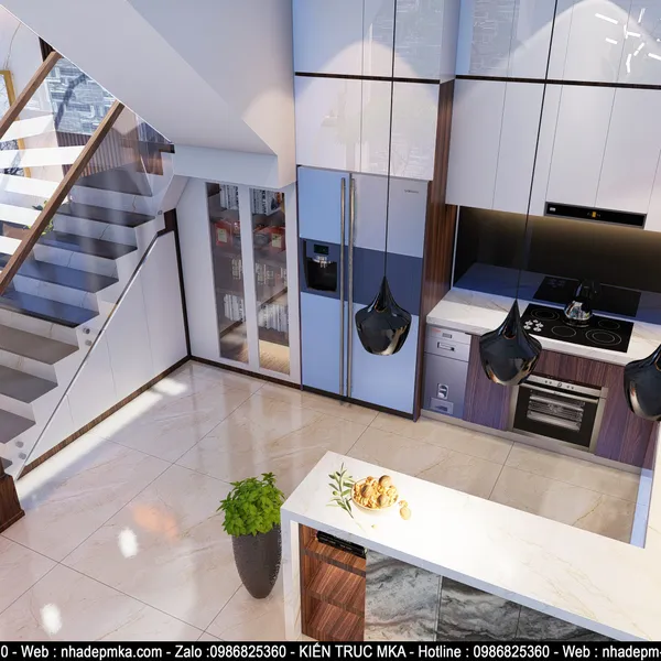 Thiết kế thi công nội thất hiện đại cô Hiên - Biên Hòa - Đồng Nai