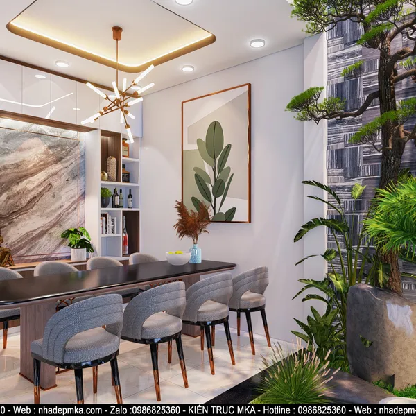 Thiết kế thi công nội thất hiện đại cô Hiên - Biên Hòa - Đồng Nai