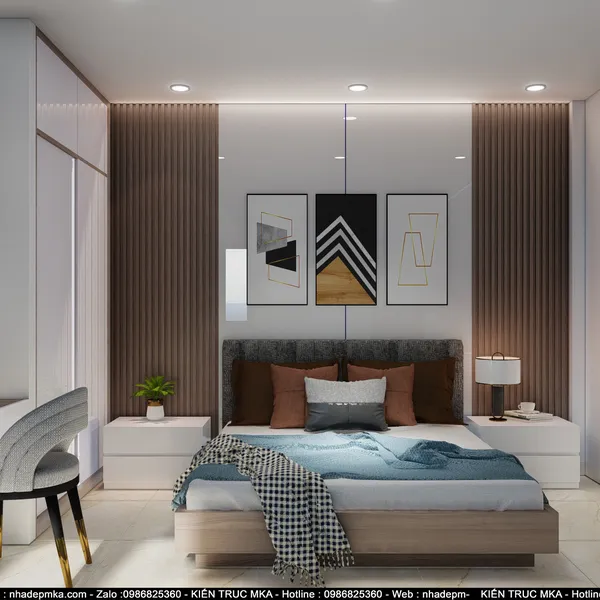 Thiết kế thi công nội thất hiện đại cô Hiên - Biên Hòa - Đồng Nai