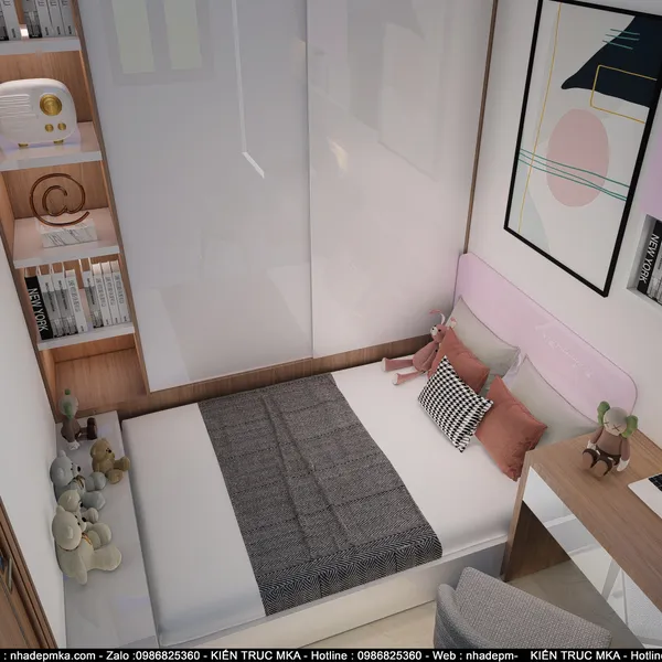 Thiết kế thi công nội thất hiện đại cô Hiên - Biên Hòa - Đồng Nai