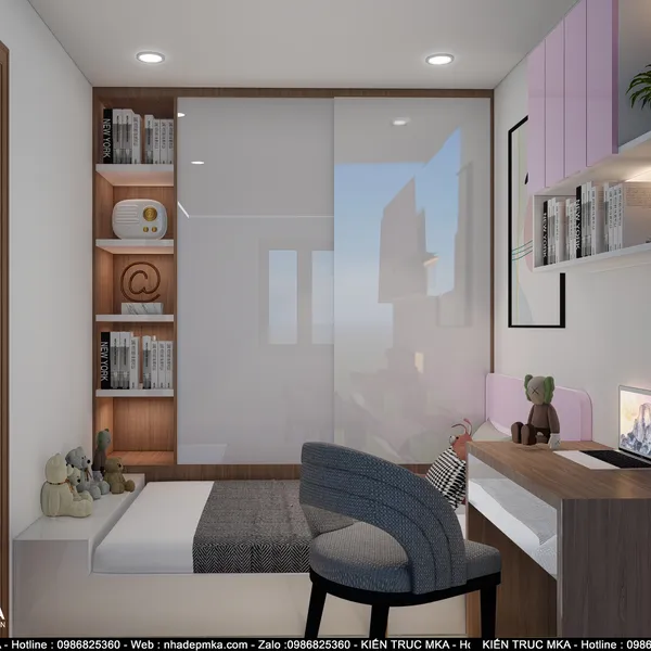 Thiết kế thi công nội thất hiện đại cô Hiên - Biên Hòa - Đồng Nai