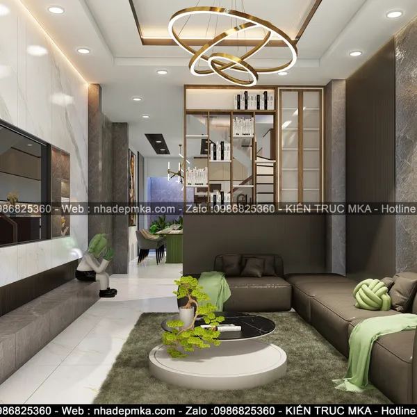 Thiết kế nội thất nhà phố hiện đại anh Thức - quận 12