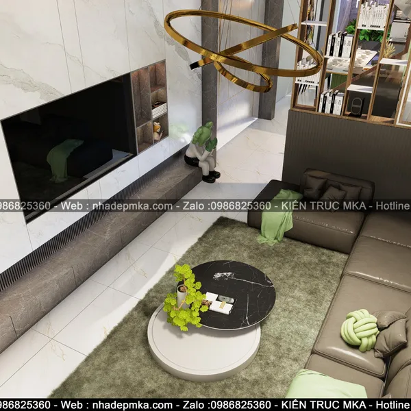 Thiết kế nội thất nhà phố hiện đại anh Thức - quận 12