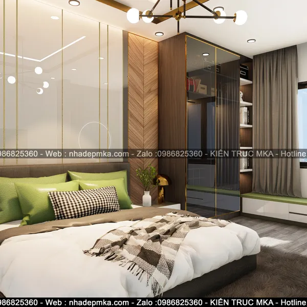 Thiết kế nội thất nhà phố hiện đại anh Thức - quận 12