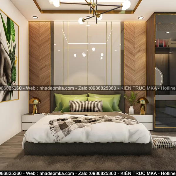 Thiết kế nội thất nhà phố hiện đại anh Thức - quận 12