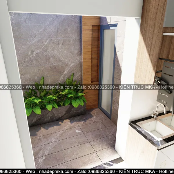 Thiết kế nội thất nhà phố hiện đại anh Thức - quận 12