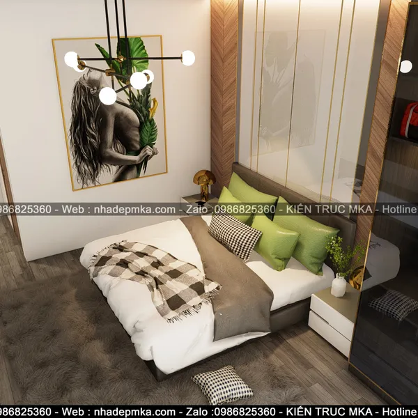 Thiết kế nội thất nhà phố hiện đại anh Thức - quận 12