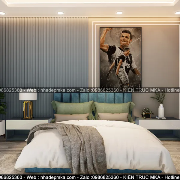 Thiết kế nội thất nhà phố hiện đại anh Thức - quận 12