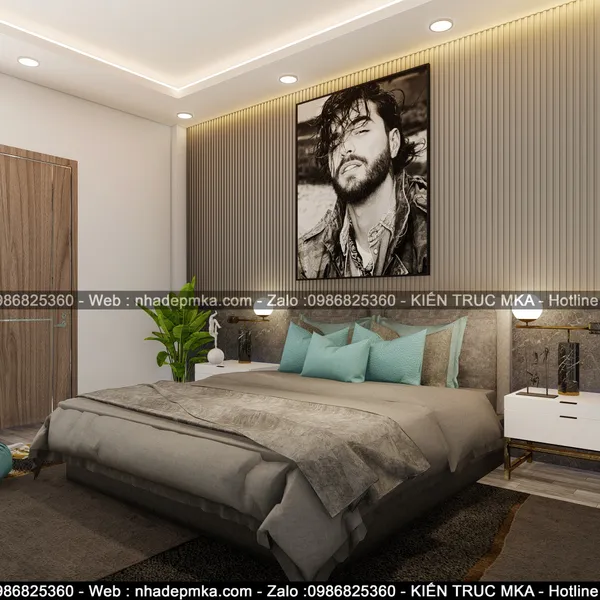 Thiết kế nội thất nhà phố hiện đại anh Thức - quận 12