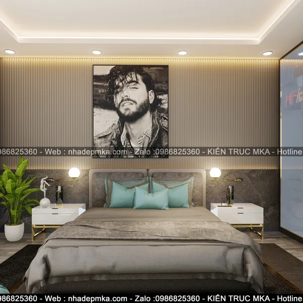 Thiết kế nội thất nhà phố hiện đại anh Thức - quận 12